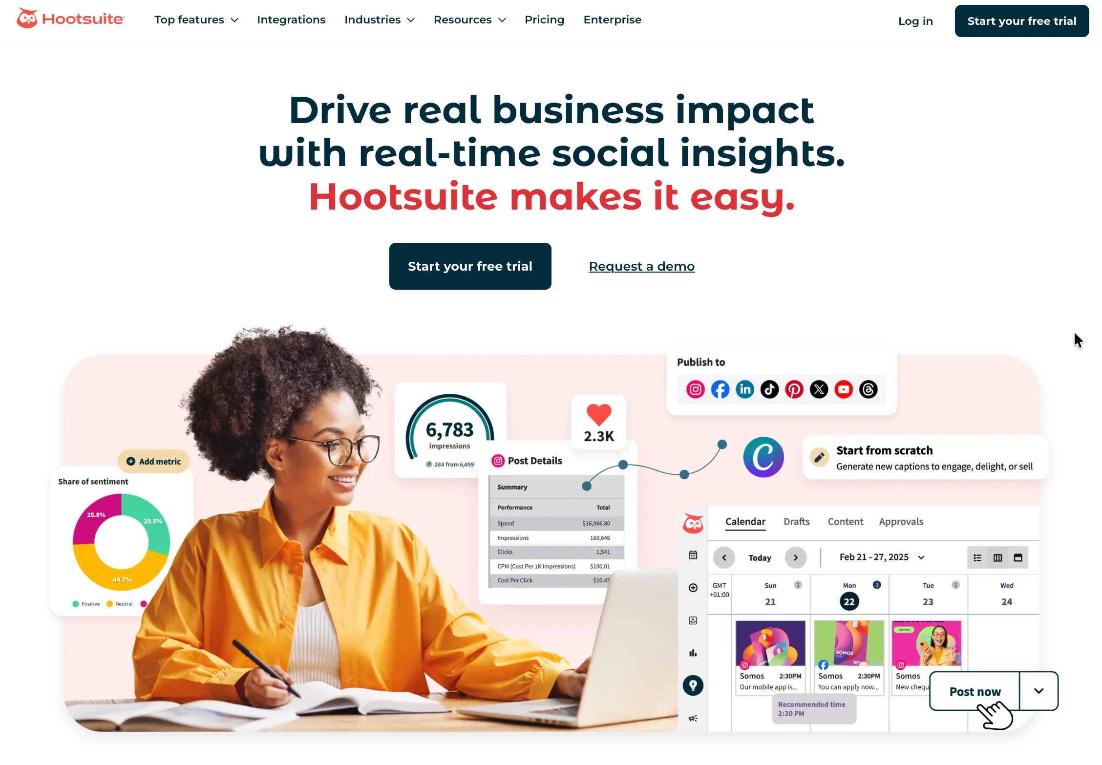Hootsuite user reviews and ratings on G2 and Trustpilot