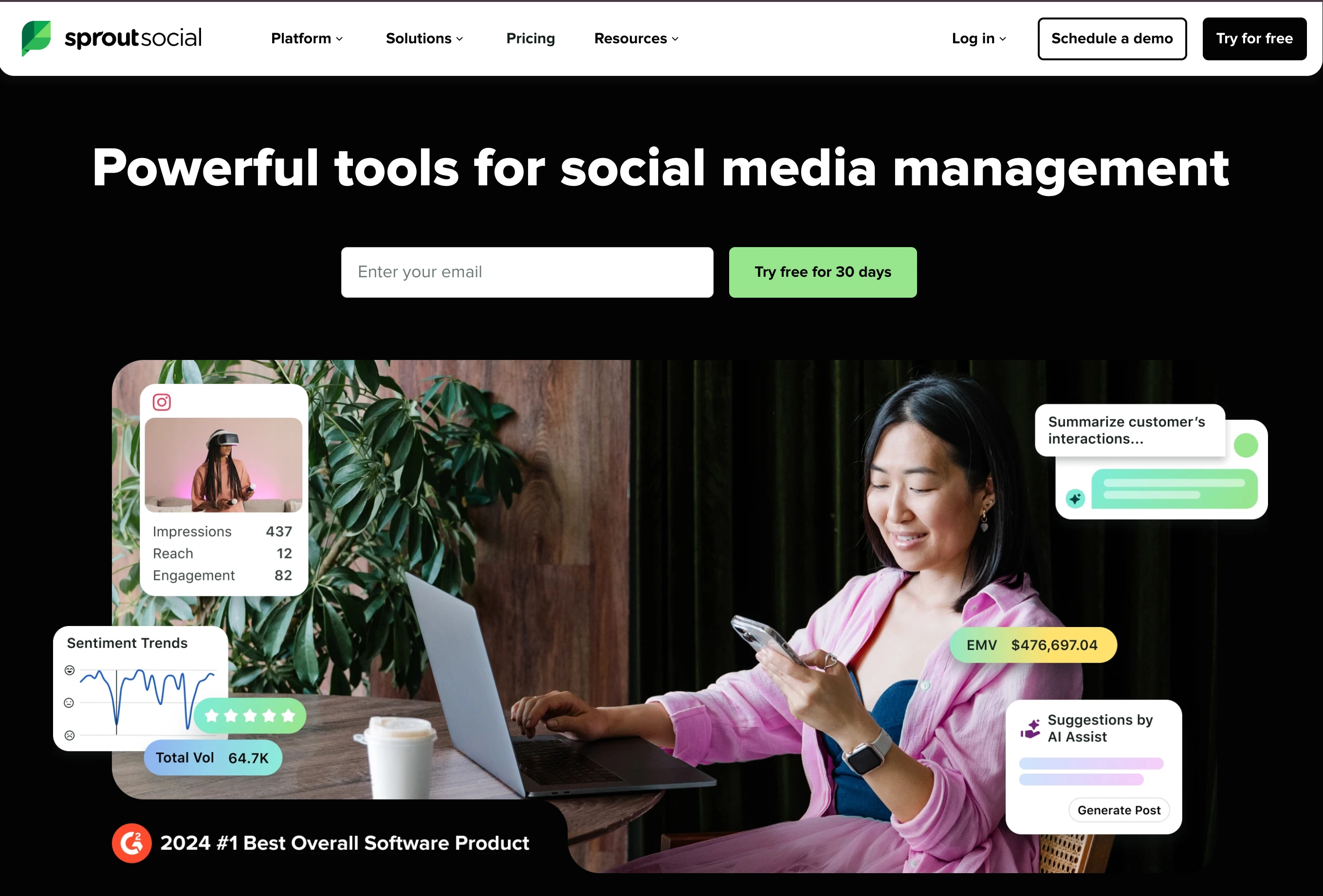 Sprout Social user reviews and ratings on G2 and Trustpilot